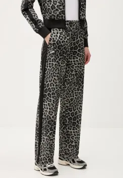 Puma pantaloni de trening femei, culoarea gri, modelator, 632343 imagine