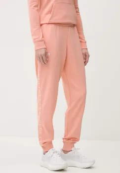 Puma pantaloni de trening femei, culoarea roz, cu imprimeu, 685013 imagine