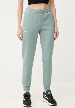 Puma pantaloni de trening femei, culoarea verde, cu imprimeu, 682449 imagine