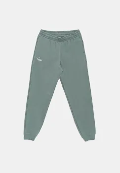 Puma pantaloni de trening pentru copii ESS 2 COLOR No. 1 Logo Sweatpants FL culoarea verde, uni, 685824 imagine