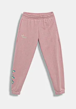 Puma pantaloni de trening pentru copii TWEENERVERSE Sweatpants TR G culoarea roz, cu imprimeu, 688507 imagine