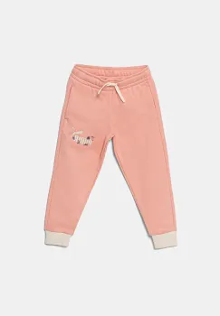 Puma pantaloni de trening SANDY ADVENTURES Sweatpants TR culoarea portocaliu, cu imprimeu, 685159 imagine