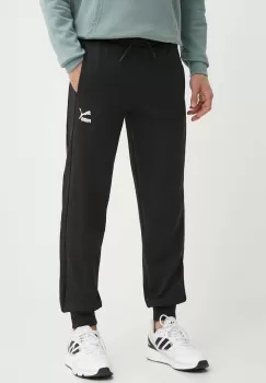 Puma pantaloni de trening T7 culoarea negru, uni 624329 imagine
