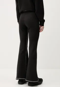 Puma pantaloni femei, culoarea negru, uni, 629809 imagine