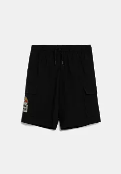 Puma pantaloni scurti copii MID90S Cargo Chino Shorts culoarea negru, talie reglabila, 685154 imagine