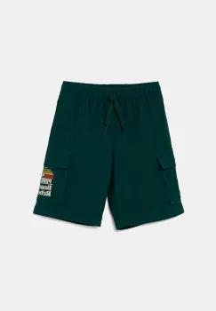 Puma pantaloni scurti copii MID90S Cargo Chino Shorts culoarea verde, talie reglabila, 685154 imagine