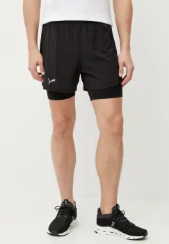 Puma pantaloni scurti de alergare Velocity culoarea negru, 526611 imagine