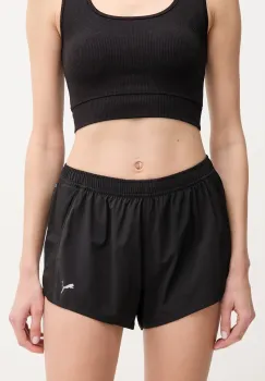 Puma pantaloni scurti de alergare Velocity culoarea negru, cu imprimeu, medium waist, 526585 imagine