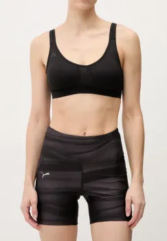 Puma pantaloni scurti de alergare Velocity culoarea negru, modelator, high waist, 526872 imagine