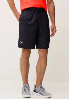 Puma pantaloni scurti de antrenament culoarea bleumarin, 682604 imagine