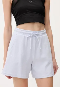 Puma pantaloni scurti femei, neted, high waist, 685062 imagine