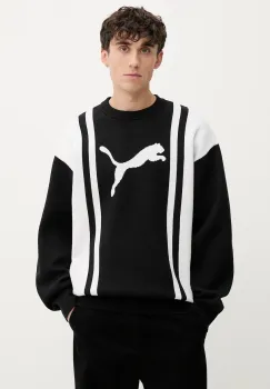 Puma pulover culoarea negru, 632294 imagine