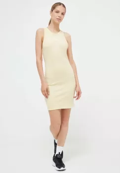 Puma rochie culoarea galben, mini, mulata imagine