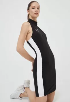 Puma rochie culoarea negru, mini, mulata imagine