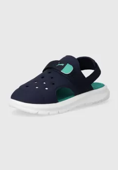 Puma sandale copii Evolve AC Inf culoarea albastru marin imagine