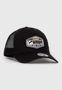 Puma sapca culoarea negru, modelator imagine