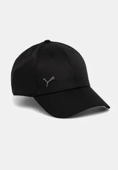 Puma sapca culoarea negru, neted, 25994 imagine
