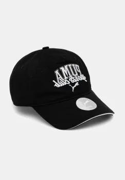Puma sapca culoarea negru, uni, 25989 imagine