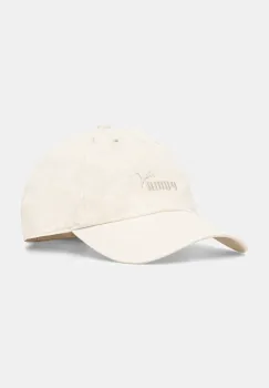 Puma sapca de baseball din bumbac culoarea bej, cu imprimeu, 25983 imagine