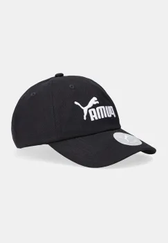 Puma sapca de baseball din bumbac ESS NO.1 LOGO BB Cap Jr culoarea negru, 026554 imagine