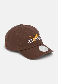 Puma sapca de baseball din bumbac PUMA x CARROTS Dad Cap culoarea maro, cu imprimeu, 25789 imagine