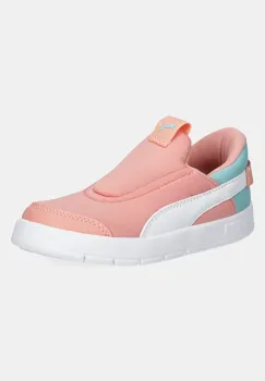 Puma sneakers pentru copii Courtflex v3 SLIPTECH culoarea roz, 399735 imagine