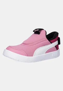 Puma sneakers pentru copii Courtflex v3 SLIPTECH PS culoarea roz, 399734 imagine