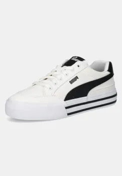 Puma tenisi copii Court Classic Vulc FS JR culoarea alb imagine