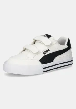 Puma tenisi copii Court Classic Vulc FS V PS culoarea alb imagine