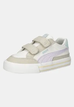Puma tenisi copii Court Classic Vulc FS V PS culoarea bej imagine