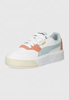 Puma tenisi din piele copii Cali Court Offside culoarea alb, 397921 imagine