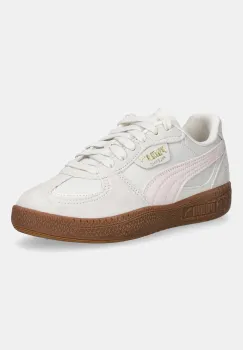 Puma tenisi din piele copii Palermo Moda Jr culoarea bej, 398855 imagine