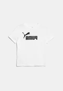 Puma tricou copii ESS No. 1 Logo Tee culoarea alb, 684892 imagine