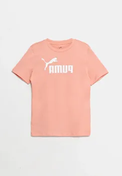 Puma tricou copii ESS No. 1 Logo Tee culoarea portocaliu, 684892 imagine