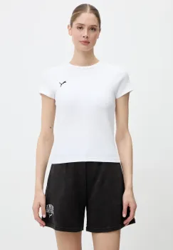 Puma tricou culoarea alb, 629766 imagine