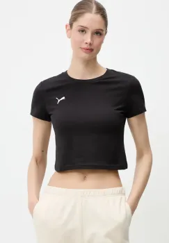 Puma tricou culoarea negru, 629745 imagine
