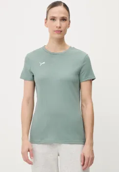 Puma tricou culoarea verde, 685021 imagine