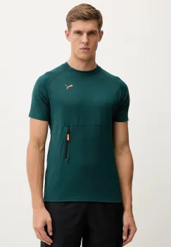 Puma tricou de antrenament culoarea gri, cu imprimeu, 629673 imagine