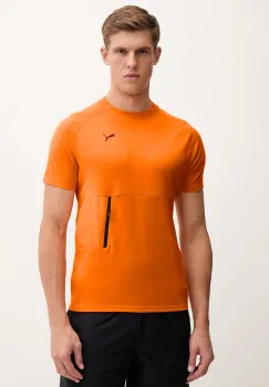 Puma tricou de antrenament culoarea gri, cu imprimeu, 629673 imagine