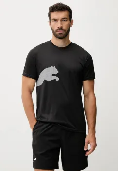 Puma tricou de antrenament culoarea negru, cu imprimeu, 526721 imagine