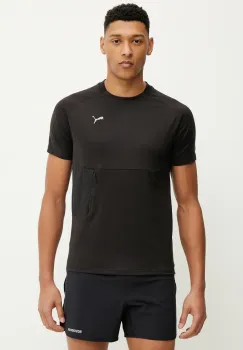 Puma tricou de antrenament culoarea negru, cu imprimeu, 629673 imagine
