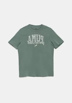 Puma tricou de bumbac pentru copii CLASS Graphic Tee culoarea verde, cu imprimeu, 685814 imagine
