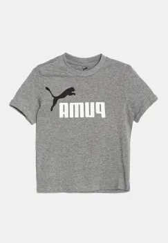 Puma tricou de bumbac pentru copii ESS 2 COLOR No.1 Logo Tee culoarea gri, cu imprimeu, 685778 imagine