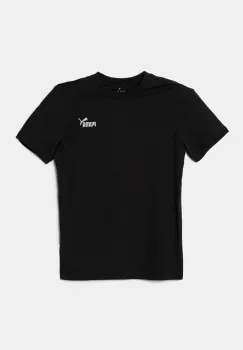 Puma tricou de bumbac pentru copii ESS 2 COLOR Small No. 1 Logo Tee culoarea negru, cu imprimeu, 685779 imagine