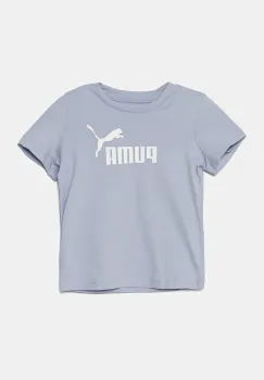 Puma tricou de bumbac pentru copii ESS No. 1 Logo Tee cu imprimeu, 684930 imagine
