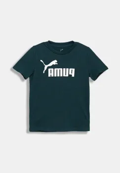 Puma tricou de bumbac pentru copii ESS No. 1 Logo Tee culoarea negru, cu imprimeu, 684906 imagine