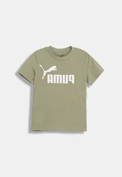 Puma tricou de bumbac pentru copii ESS No. 1 Logo Tee culoarea negru, cu imprimeu, 684906 imagine