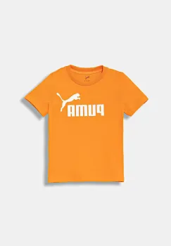 Puma tricou de bumbac pentru copii ESS No. 1 Logo Tee culoarea negru, cu imprimeu, 684906 imagine