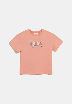 Puma tricou de bumbac pentru copii HELLO KITTY & FRIENDS Relaxed Graphic Tee culoarea portocaliu, 630062 imagine