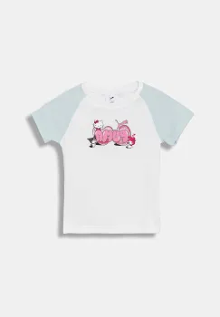 Puma tricou de bumbac pentru copii PUMA X HELLO KITTY & FRIENDS Slim Tee culoarea alb, 632391 imagine